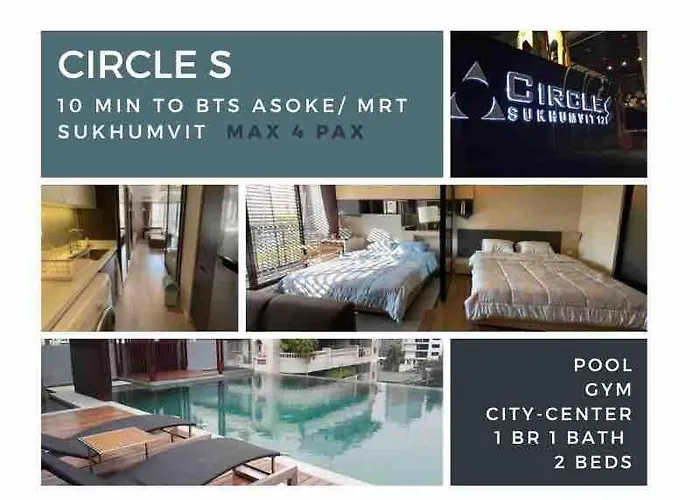 4pax Mrt Bts Asoke, Terminal21 Apartment